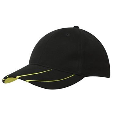 4019 Brushed Heavy Cotton Cap With Reflective Inserts