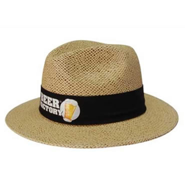 4285 Natural Madrid Style String Straw Hat